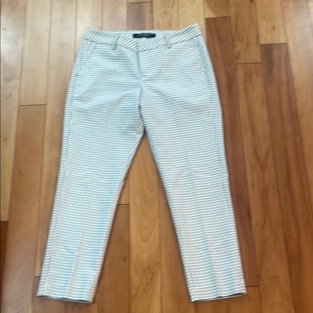 Liverpool Jeans Company grey gingham crop pants